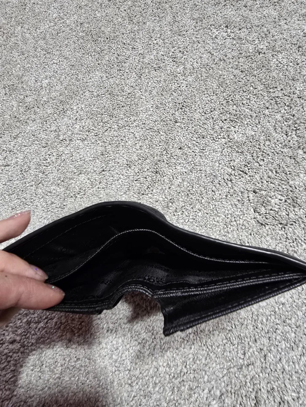 Michael Kors Jet Set Bifold Black Pebbled Leather Wallet with Gold Plate